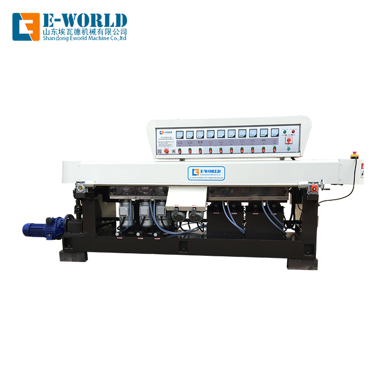 Multi-function 5 motors Straight Line Glass Edging Machine