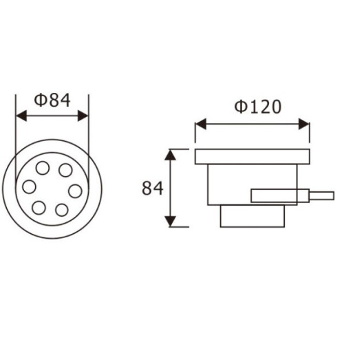 LEDER DMX Control Pond 6W LED Underwater Light