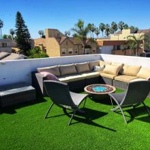 Green Artificial Turf for Spring