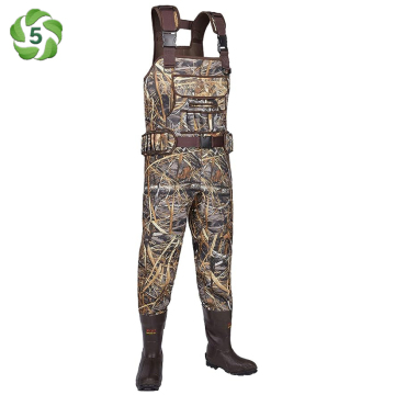 Mens hunting waders thinsulation rubber boots
