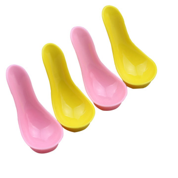 Spot hot sale 68mm color spoon shape plastic smoke pipe rack