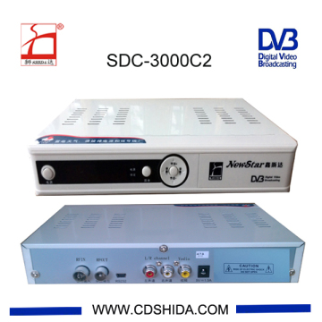 DVB-C SD mpeg2 set top box digital decoder