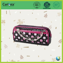 Pencil bag with pearl chain