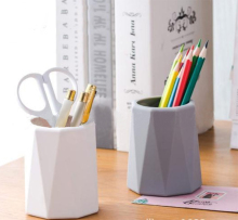 Diamond Shaped Silicone Pen Storage Holder