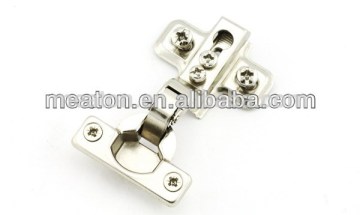 Slide on one way nickel plated cabinet concealed hinge