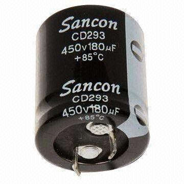 Snap-in Capacitor, Used in Anti-vibration Equipment, Linear Power Supply and Filter Part