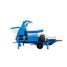 Portable Electric/Diesel Power Self-Loading Concrete Mixer Pump Machine
