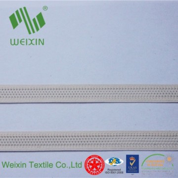 High quality beige crochet nylon webbing elastic binding tape for lingerie