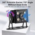 1080p 12V 자동차/RV/버스/트럭 카메라 AHD LED 백색광 풀 컬러 나이트 비전 카메라 360 자동차 감시 백업 리버스 카메라