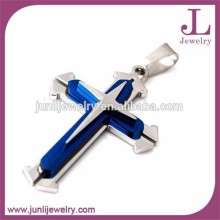 Stainless Steel Catholic Necklace Pendant Cross