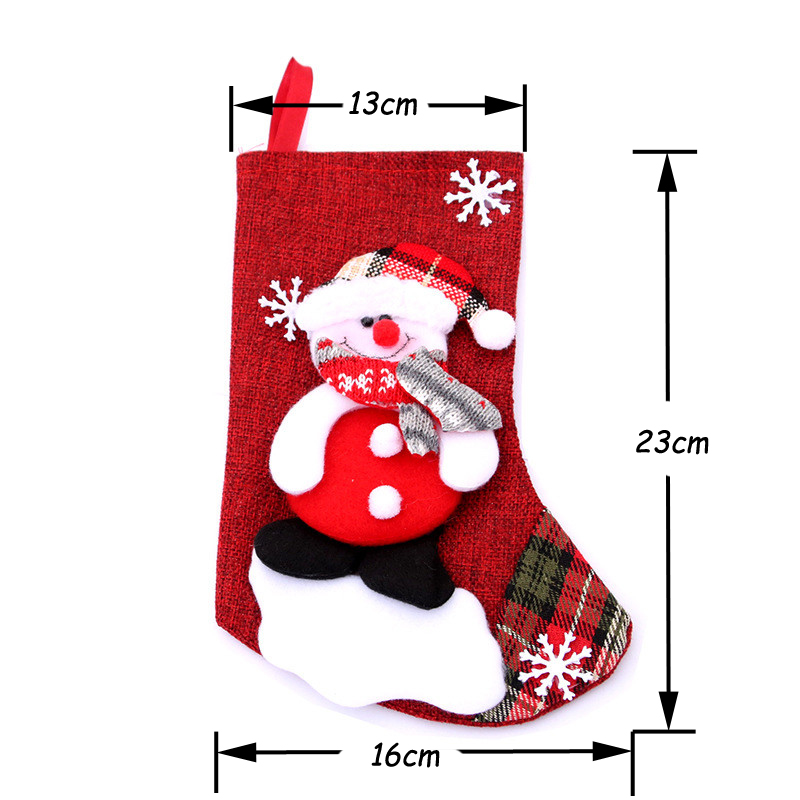 Xmas Pendant Ornaments Christmas Candy Gift Bag Christmas Stockings New Year Decoration navidad decoraciones para el hogar 2020
