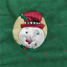 Embroidered Anti Pilling Polar Fleece Throw Blanket