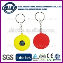 High quality PU stress compas keychain