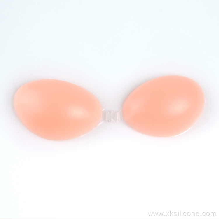 Sexy women strapless invisible front close silicon bra