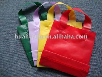 clear packaging plastic bag handle