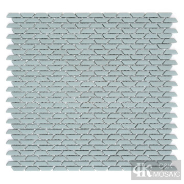 Blue glass tile for kitchen backsplash