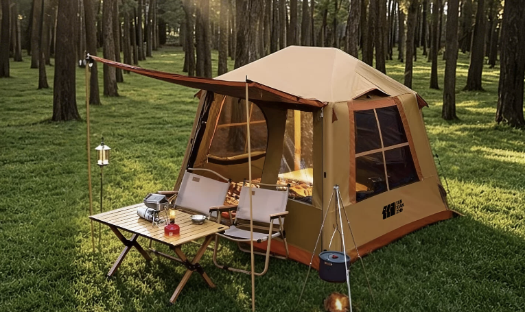 Explorer Family Waterproof Camping Tent With Sunshade