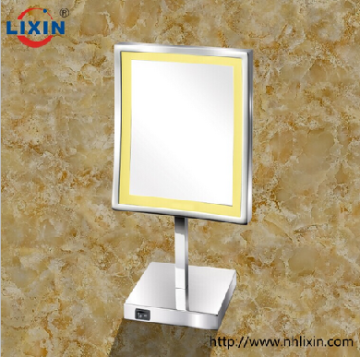 LED table mirror cosmetic chrome mirror,table make up mirror,chrome mirror