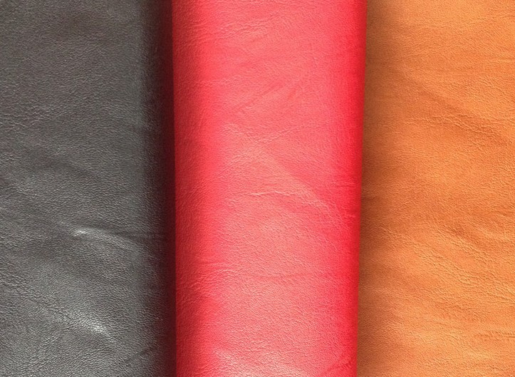drei farbig-ultradünnes PU-Rostleder three color-Ultra-thin PU grment leather