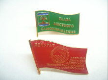 Hard Enamel Flag Pin Badges