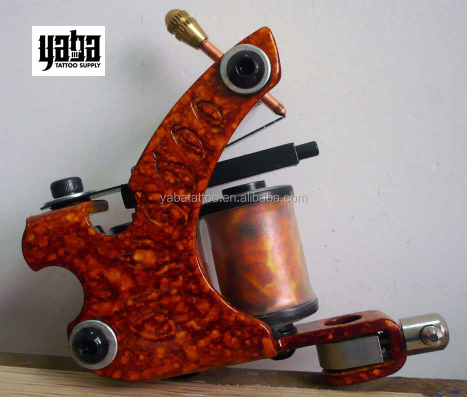 Yaba Liner or Shader 10Wraps Camouflage Coil Tattoo Machine
