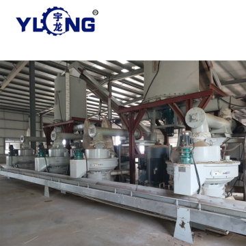 Energy yulong biomass pelletizing machinery line
