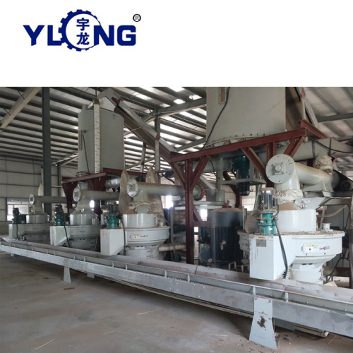 Wood pellet pellet press machine