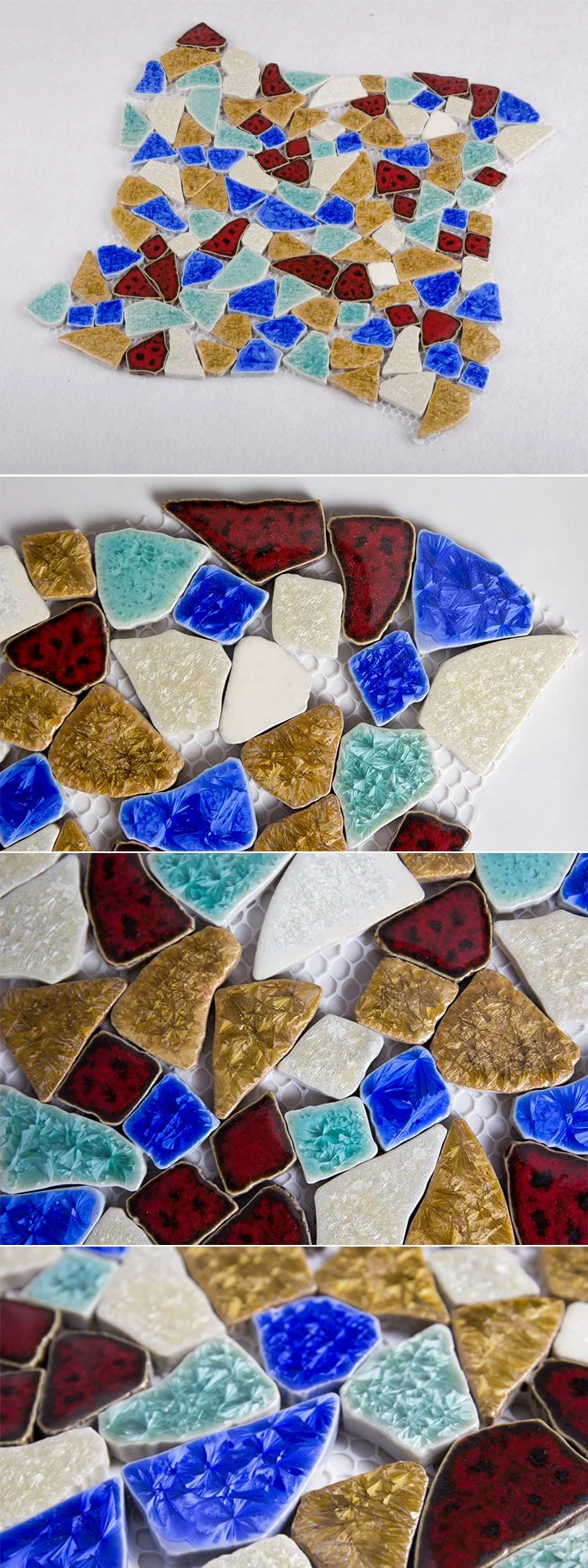 Foshan Factory Price Wall Decorative Colorful Ceramic Glazed Mosaic Tile