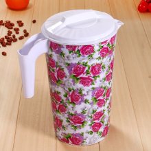 Transparent Plastic Beverage Bottle Beer Juice Jug with Cups