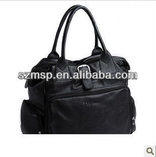 newly real PU leather lady handbag