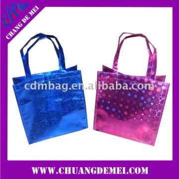 metalic pp nonwoven shopping bag