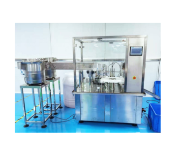 Double position reagent tube filling and capping machine