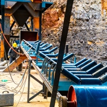 High Efficiency Vertical Aggregate Production System