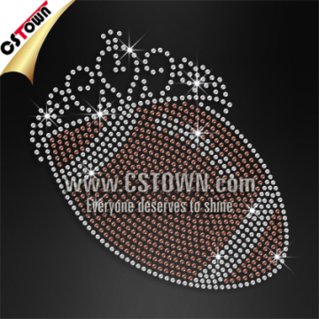 Football rhinestone transfer designs rhinestone designs wholesale