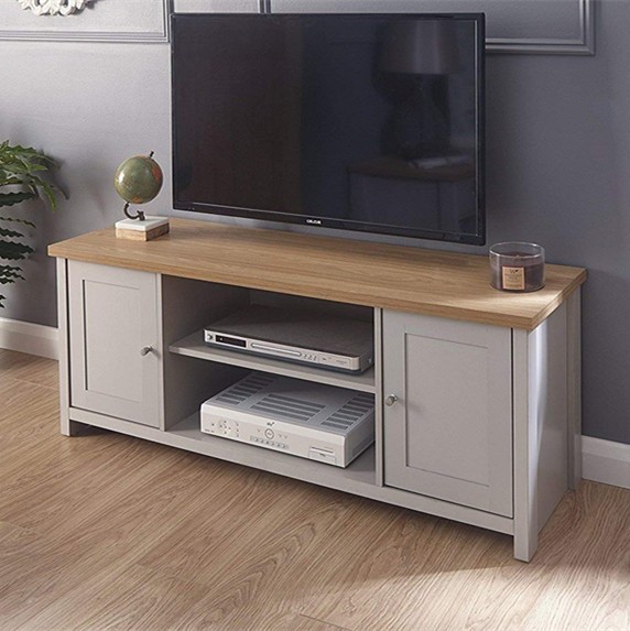  Pattern TV Stand With Steel Legs