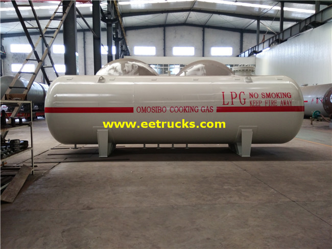 9ton recipientes sobre pilotes de gas de propileno 9ton Propylene Gas Aboveground Vessels