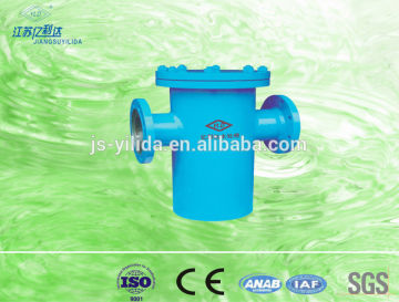 High flow basket screen strainer for industry water