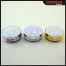korea powder makeup container ,Plastic compact powder packaging with mirror