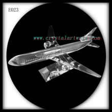 crystal model of passenger plane E023