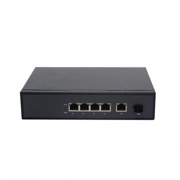 Interruptor Poe de 4 puertos 1Pon 1SFP Estable