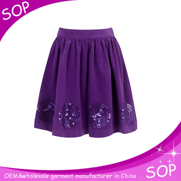 Sequins child design shorts skirts and blouse in china