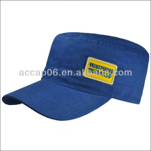 blue navy army hat with embroidery patch logo
