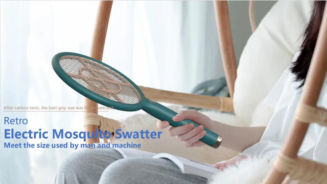 1200nah Mosquito Swatter with 3500V Output Voltage