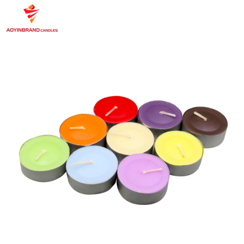 Colored votive candles 14g tea light candles