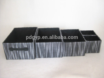 set of 5 cheap paper straw storage box for home