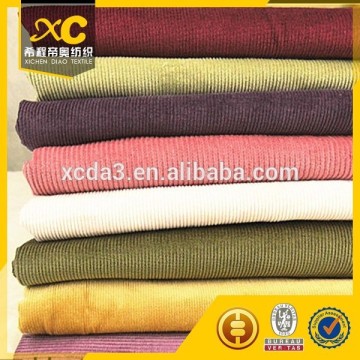 14 wale embroidered corduroy fabric for fabric skirt