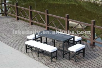 patio dining set, outdoor rattan furniture