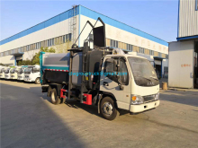 7-8CBM Side loading compressed garbage truck
