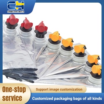 Valve-Integrated Red Wine Flat Bag Packaging