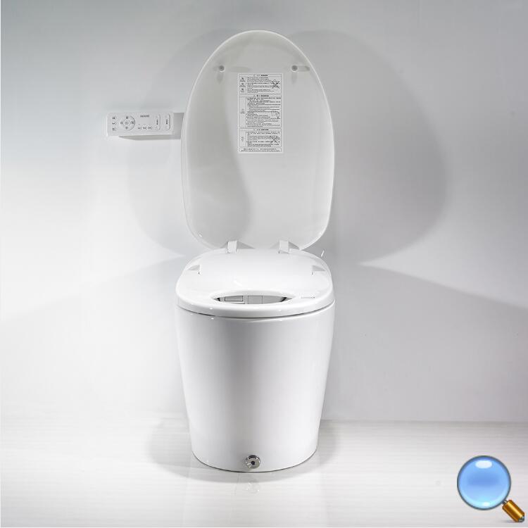 Z60 RF remote control smart toilet heated electric bidet seat without water tank